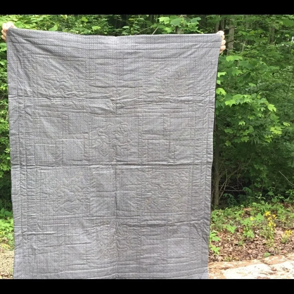 NWT Hand Crafted Quilted Aboriginal Fabrics Quilt